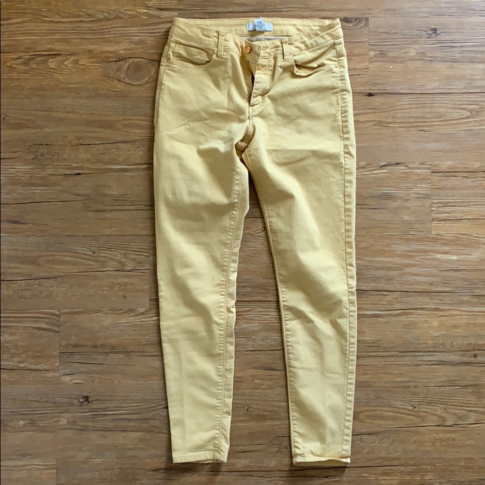 Forever 21 pale yellow pants